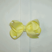 Medium hair bow - Baby Maize