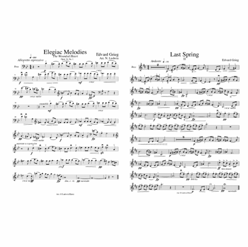 GRIEG - Elegiac Melodies