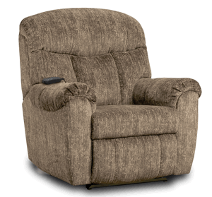 King of Comfort (Power Recline) Commander Big Man Heavy Duty Extra Large 500 lb Capacity Wallsaver Recliner.