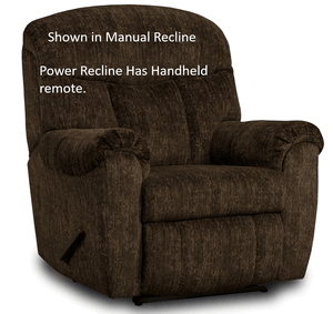 King of Comfort (Power Recline) Commander Big Man Heavy Duty Extra Large 500 lb Capacity Wallsaver Recliner.