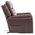 Mega Motion MM3975 Power Lift Recliner Chair, Top Grain Leather, Zero Gravity, 3 Zone Heating, Cup Holders. Seat (WDH)(22.5'", 22", 20") Sugg. User Ht. 5'6" to 6'. (*FDA Class II Medical Device)