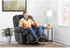 <b><p style="color:Black">Stallion Big Man Wallsaver Recliner.  500 lb Capacity .  Charcoal (Manual)