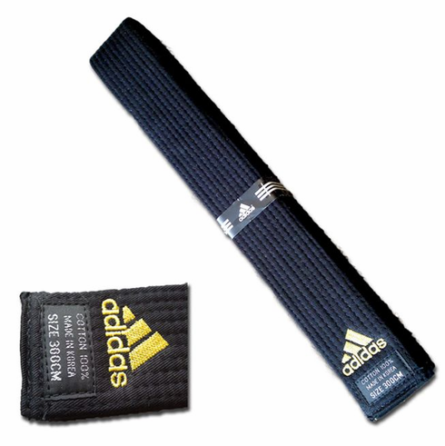 Adidas Master Black Belt  2 inch.