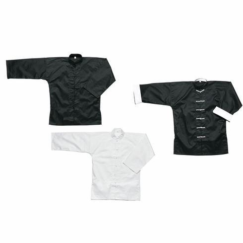 Kung Fu Jacket ONLY (Black, White, Blk/white cuffs and Buttons