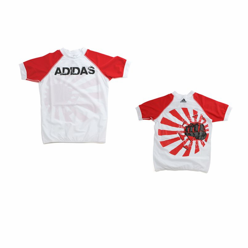 MMA Adidas Impact Rash Guard White
