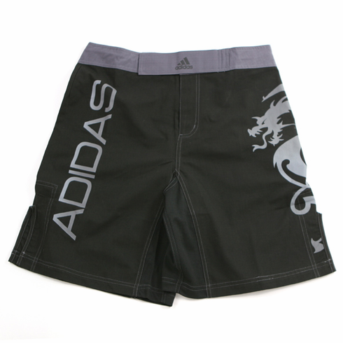 MMA Adidas Shorts Silver Dragon