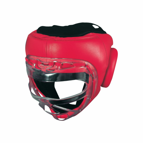 Tiger Leather Headgear w/ Cage