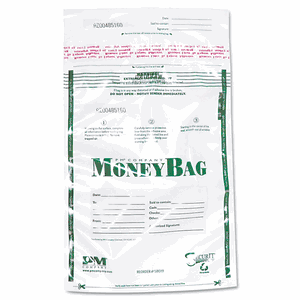 10 Large 20" x 28" PM Company SecurIT Tamper Evident Plastic Money Bags