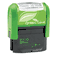 2000 PLUS 2000 PLUS Green Line Self-Inking Custom Message Stamp, 1/2 x 1 3/8 COS1SI20PGL