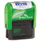 2000 PLUS 2000 PLUS Green Line Self-Inking Custom Message Stamp, 11/16 x 1 13/16 COS1SI30PGL