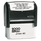 2000 PLUS 2000 PLUS Self-Inking Custom Message Stamp, 3 x 1 7/16 COS1SI60P