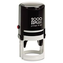 2000 PLUS 2000 PLUS Self-Inking Round Stamp, 1 1/2" diameter. COS1SIR40