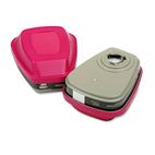 3M 60921 Respirator Cartridge/P100 Filter for Organic Vapors/Particulates, 2/Pack MMM60921