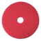 3M Buffer Floor Pad 5100, 13", Red, 5 Pads/Carton MMM08388