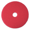 3M Buffer Floor Pad 5100, 17", Red, 5 Pads/Carton MMM08392