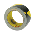 3M Caution Stripe Tape, 2w x 108 ft. Roll MMM57022
