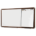 3M Collaboration Board, 78 x 38, Mahogany Frame MMMCB7838FMY