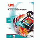 3M Color Laser Printer Transparency Film, Clear, Letter, 50/Box MMMCG3700