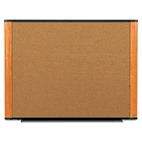 3M Cork Bulletin Board, 36 x 24, Light Cherry Frame MMMC3624LC