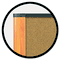 3M Cork Bulletin Board, 48 x 36, Light Cherry Frame MMMC4836LC