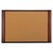 3M Cork Bulletin Board, 72 x 48, Mahogany Frame MMMC7248MY