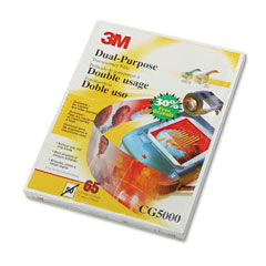 3M Dual-Purpose Transparency Film, Letter, Clear, 50/Box MMMCG5000