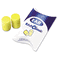 3M E-A-R Classic Earplugs, Pillow Paks, Uncorded, PVC Foam, Yellow, 200 Pairs/Box MMM3101001