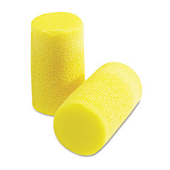 3M E-A-R Classic Plus Earplugs, PVC Foam, Yellow, 200 Pairs/Box MMM3101101