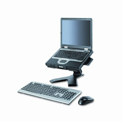3M Easy Adjust Notebook Riser, 15 3/4 x 15 3/4 x 5, Black MMMLX600MB