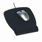 3M Foam Mouse Pad w/Wrist Rest, Nonskid Base, 6-7/8 x 8-5/9, Black MMMMW209MB