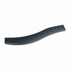 3M Gel Antimicrobial Thin Wrist Rest for Ergonomic Keyboards, Blk Leatherette MMMWR314LE