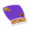 3M Gel Mouse Pad w/Wrist Rest, Nonskid Plastic Base, 6-3/4 x 9-1/8, Daisy Design MMMMW308DS