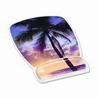 3M Gel Mouse Pad w/Wrist Rest, Nonskid Plastic Base, 6-3/4 x 9-1/8, Sunrise MMMMW308SR