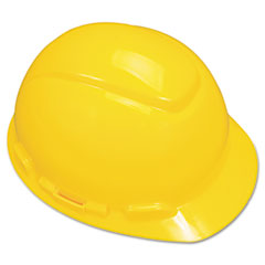 3M Hard Hat with 4-Point Ratchet Suspension, Yellow MMMH702R