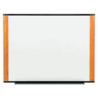 3M Melamine Dry Erase Board, 48 x 36, Light Cherry Frame MMMM4836LC