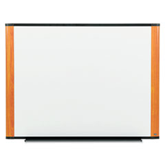 3M Melamine Dry Erase Board, 48 x 36, Light Cherry Frame MMMM4836LC