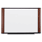 3M Melamine Dry Erase Board, 48 x 36, Mahogany Frame MMMM4836MY