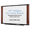3M Melamine Dry Erase Board, 48 x 36, Mahogany Frame MMMM4836MY