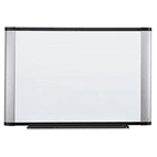 3M Melamine Dry Erase Board, 72 x 48, Aluminum Frame MMMM7248A