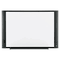 3M Melamine Dry Erase Board, 72 x 48, Graphite Frame MMMM7248G