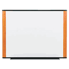 3M Melamine Dry Erase Board, 72 x 48, Light Cherry Frame MMMM7248LC