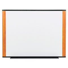 3M Melamine Dry Erase Board, 72 x 48, Light Cherry Frame MMMM7248LC