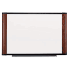 3M Melamine Dry Erase Board, 72 x 48, Mahogany Frame MMMM7248MY
