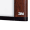3M Melamine Dry Erase Board, 72 x 48, Mahogany Frame MMMM7248MY