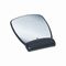 3M Precise Leatherette Mouse Pad w/Standard Wrist Rest, 6-3/4 x 9-1/8, Black MMMMW309LE