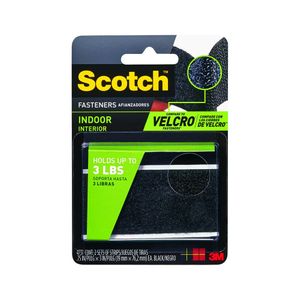 3m Rf4731 3/4" X 3" Black Indoor Fasteners 2 Count