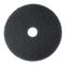 3M Stripper Floor Pad 7200, 20", Black, 5 Pads/Carton MMM08382