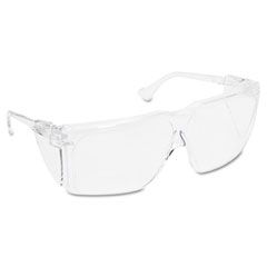 3M Tour Guard III Safety Glasses, Small, Clear Frame/Lens, 10/Box MMM411100000010