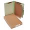 ACCO Pressboard 25-Pt. Classification Folders, Legal, 4-Section, Leaf Green, 10/Box ACC16044