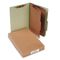 ACCO Pressboard 25-Pt. Classification Folders, Legal, Six-Section, Leaf Green, 10/Box ACC16046